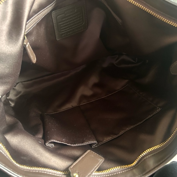 COACH 2013 Campbell Izzy Carryall Leather Satchel Bag - Picture 9 of 12